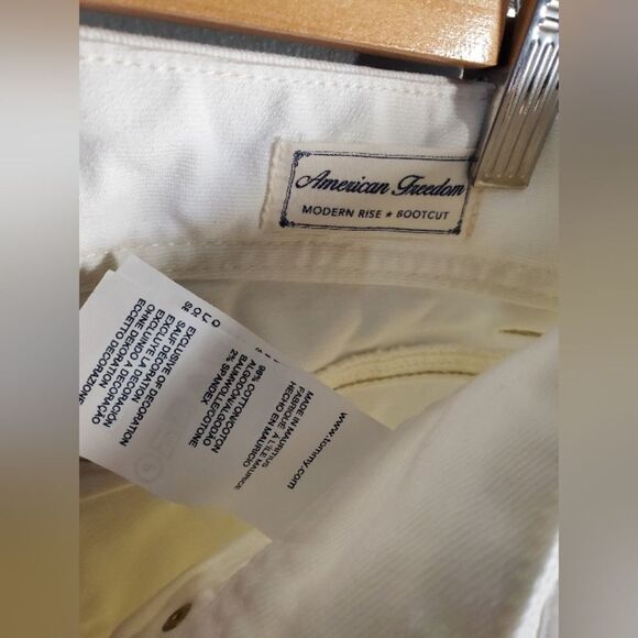 Tommy Hilfiger Jeans Women's Size 2 White American FREEDOM MODERN RISE B… - Picture 12 of 16